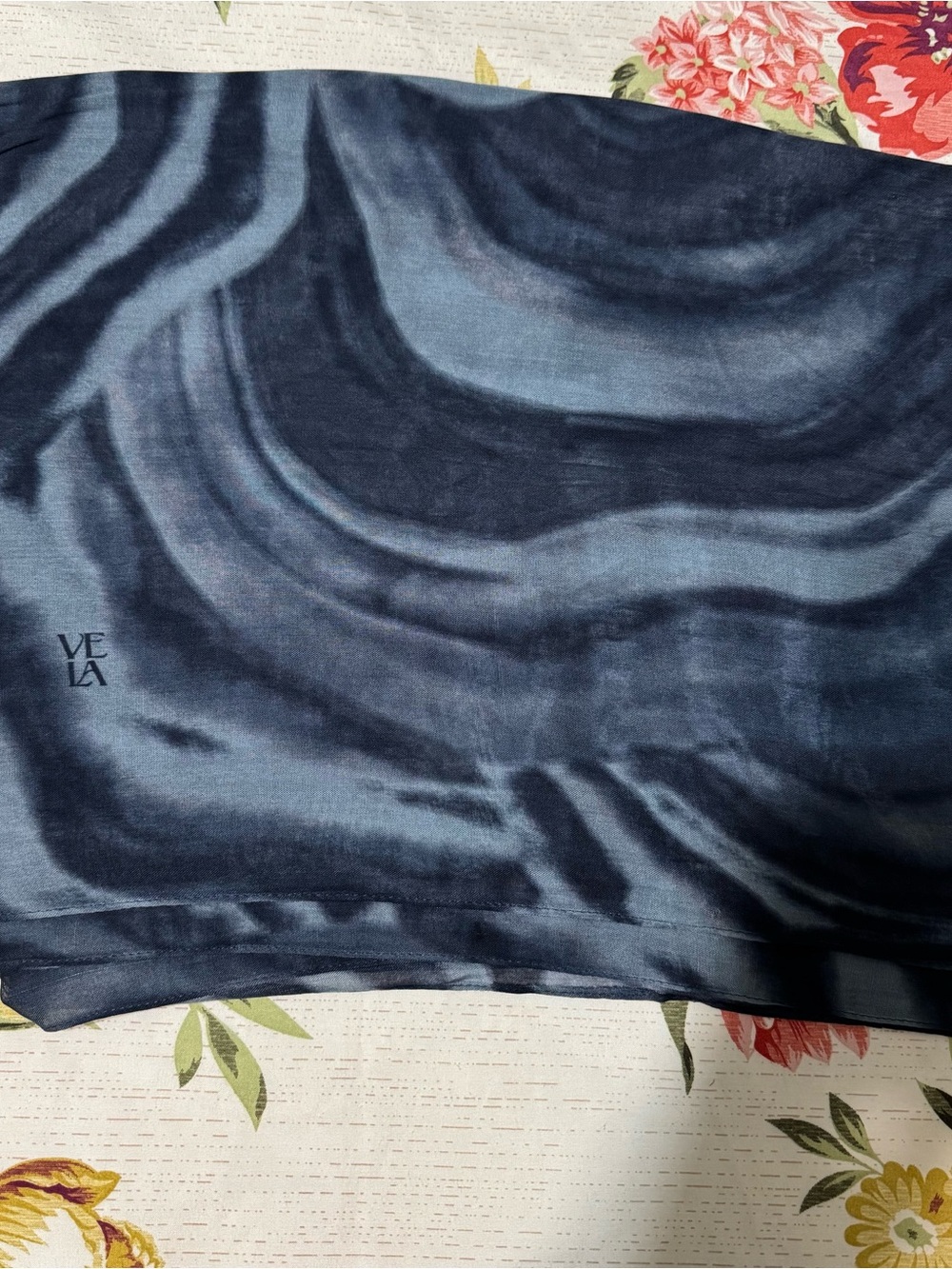 Vela Navy Sediment Modal Standard Scarf